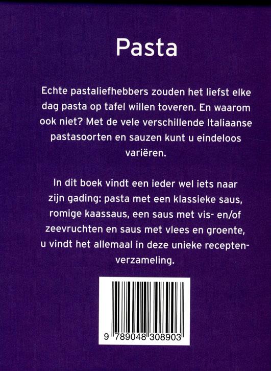 Achterkant van Pasta