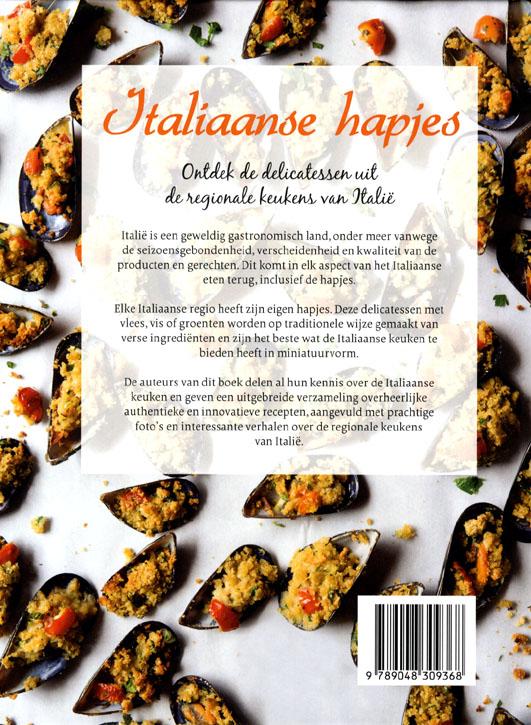 Achterkant van Italiaanse hapjes