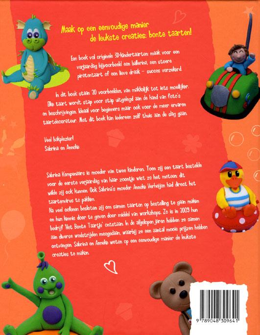 Achterkant van Het bonte taartenboek