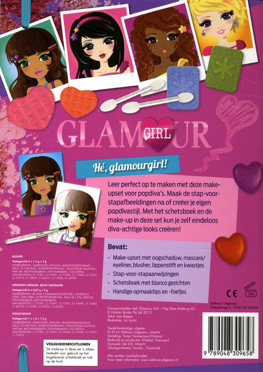 Achterkant van Glamour girl