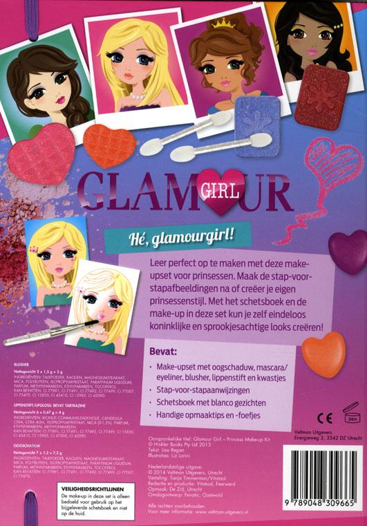 Achterkant van Glamour girl