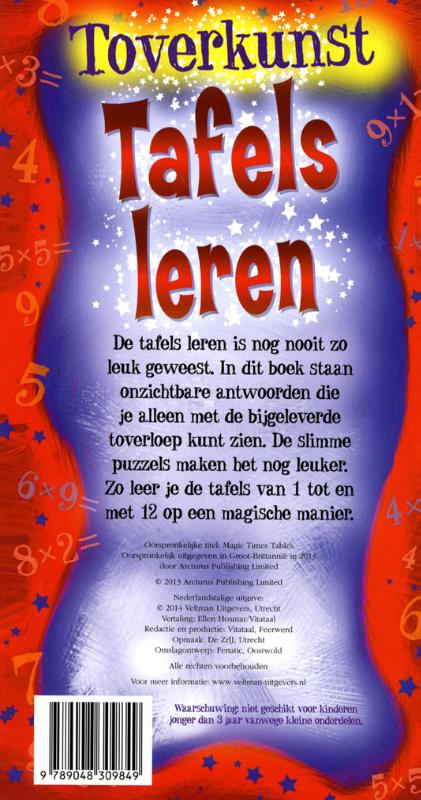 Achterkant van Tafels leren