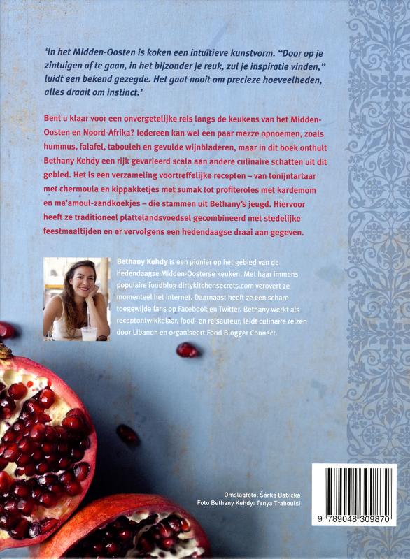 Achterkant van Een culinaire reis door het Midden-Oosten en Noord-Afrika