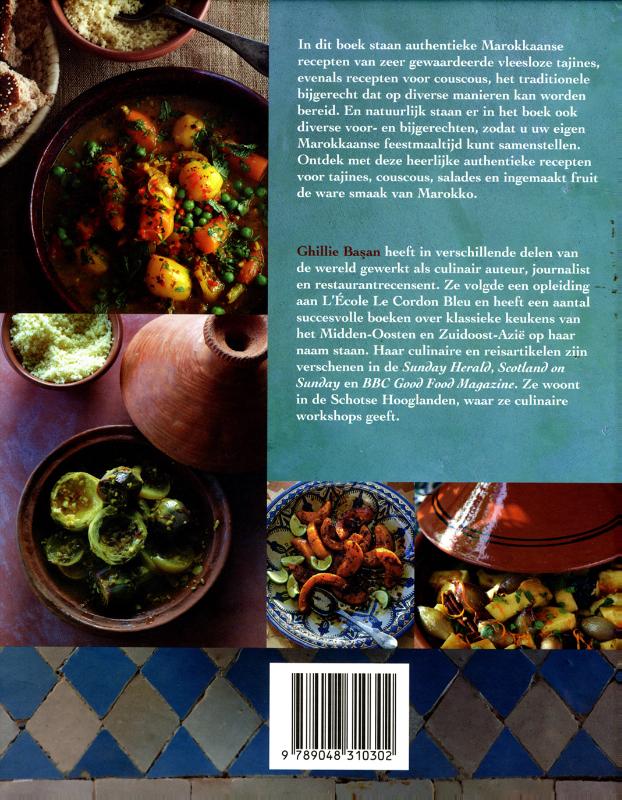 Achterkant van Vegetarische tajines en couscous