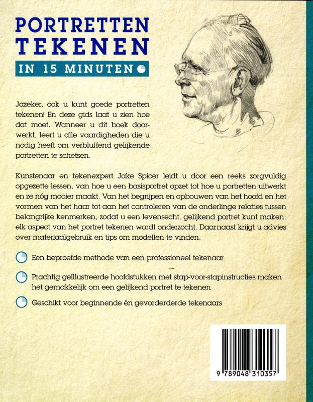 Achterkant van Portretten tekenen in 15 minuten