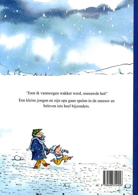 Achterkant van Sneeuw