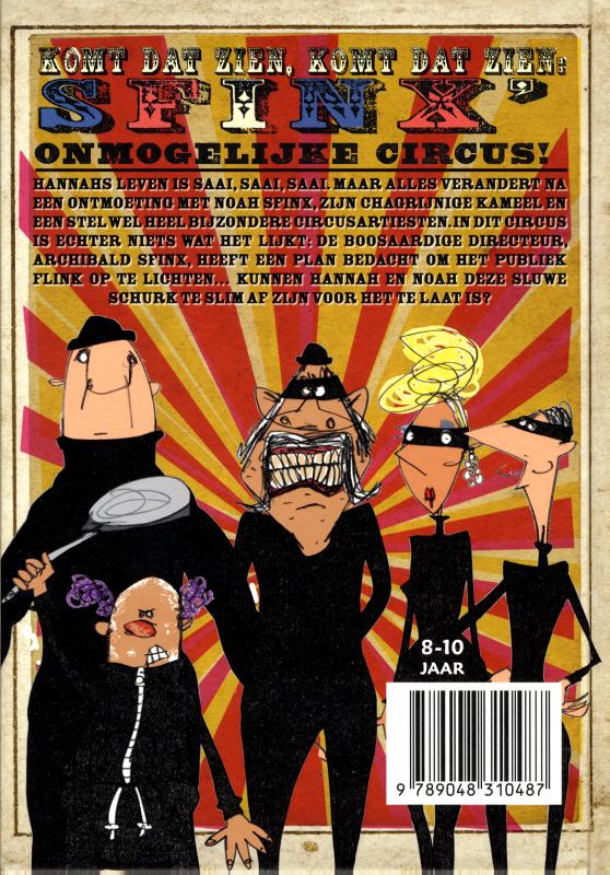 Achterkant van Het dievencircus en de grote verdwijntruc