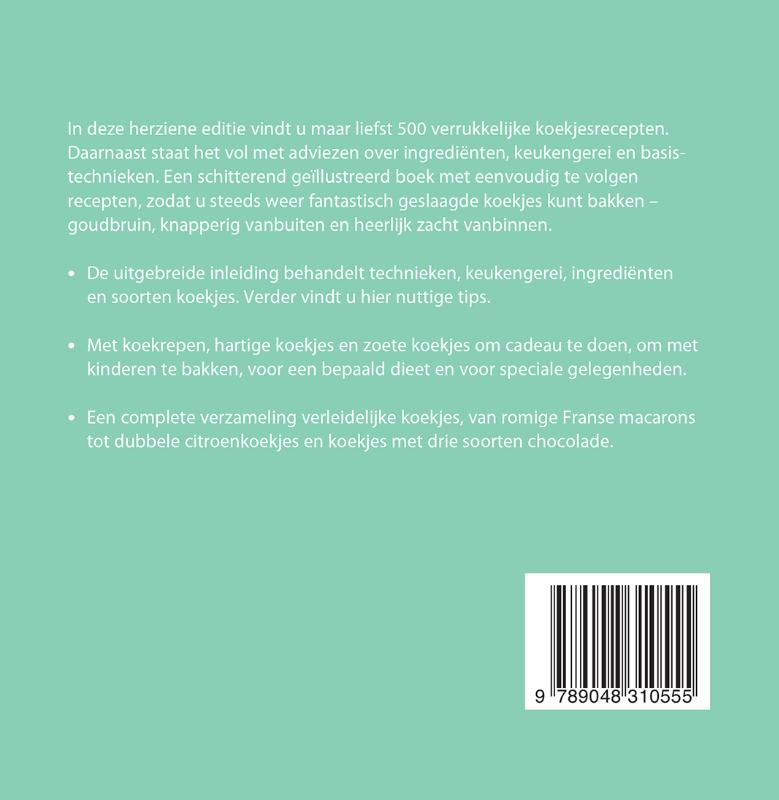 Achterkant van 500 koekjes