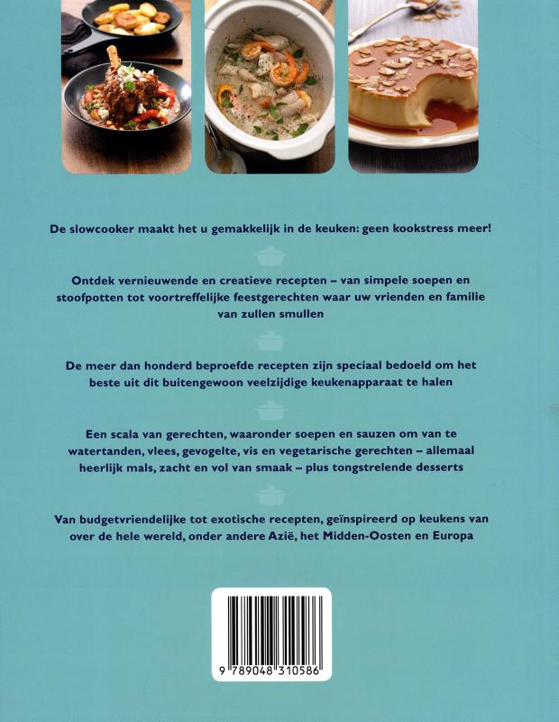 Achterkant van I love my slowcooker