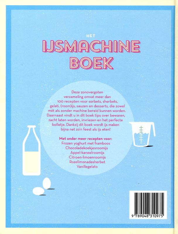 Achterkant van Het ijsmachineboek