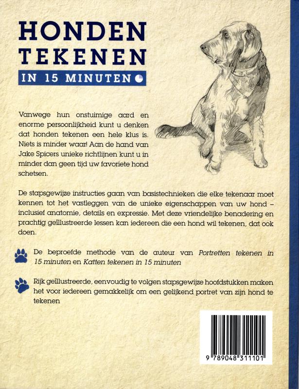 Achterkant van Honden tekenen in 15 minuten