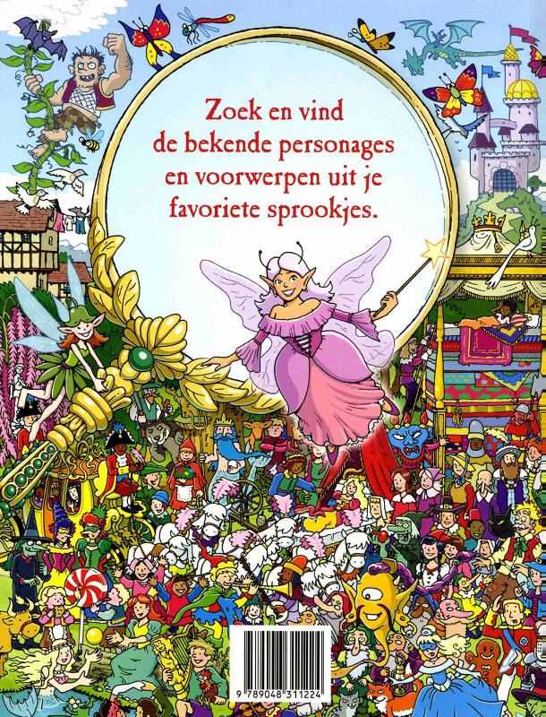 Achterkant van Het grote sprookjeszoekboek