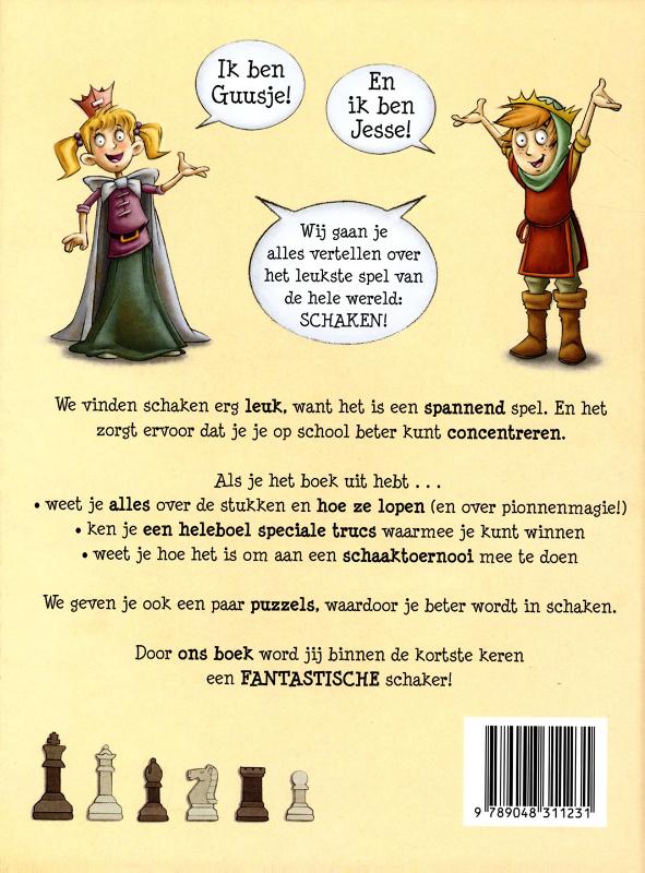 Achterkant van Schaken voor de jeugd