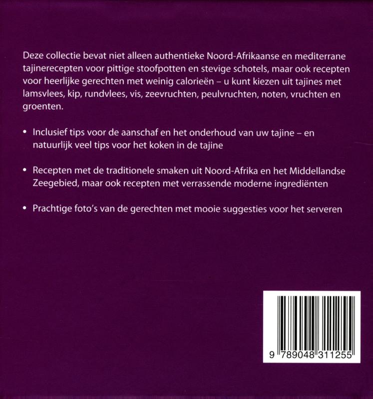 Achterkant van 500 tajine gerechten