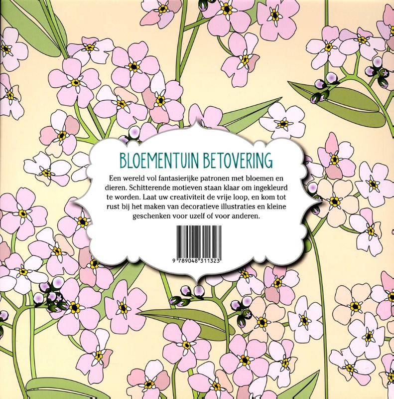 Achterkant van Bloementuinbetovering