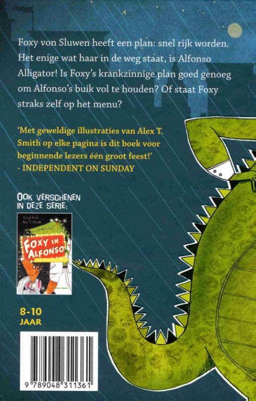 Achterkant van Foxy en Alfonso en het meesterplan