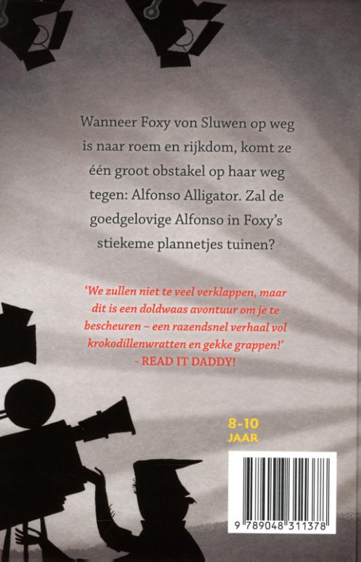 Achterkant van Foxy en Alfonso en de fantastische filmster