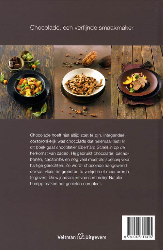 Achterkant van Koken met chocolade