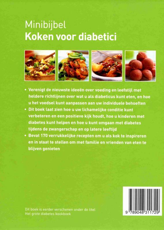 Achterkant van Voor diabetici