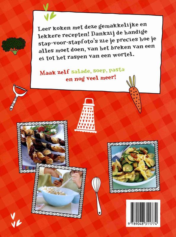 Achterkant van Mijn eerste kookboek