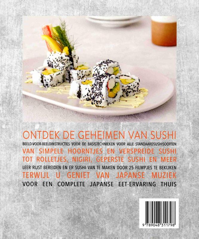 Achterkant van Sushi
