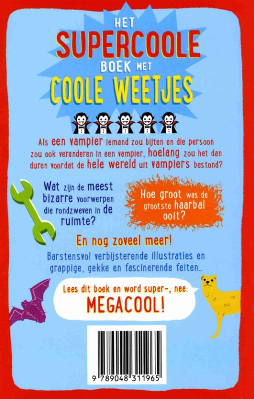 Achterkant van Het supercoole boek met coole weetjes