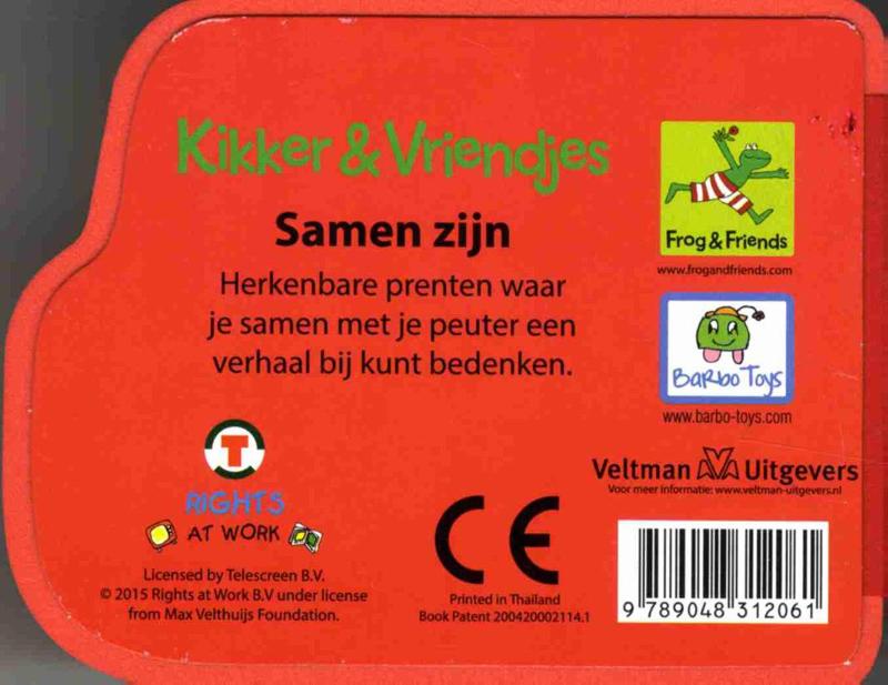 Achterkant van Samen zijn