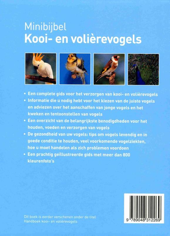 Achterkant van Kooi- en volierevogels