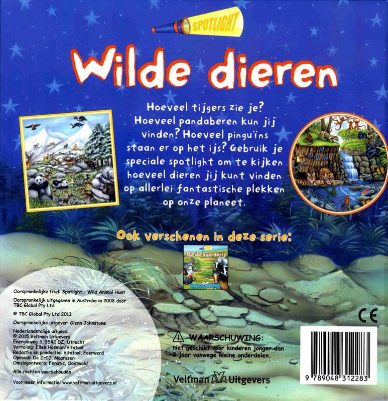 Achterkant van Wilde dieren
