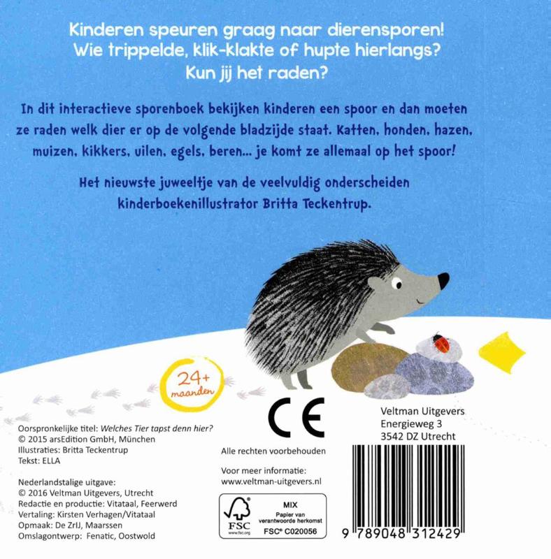 Achterkant van Welk dier liep hier?