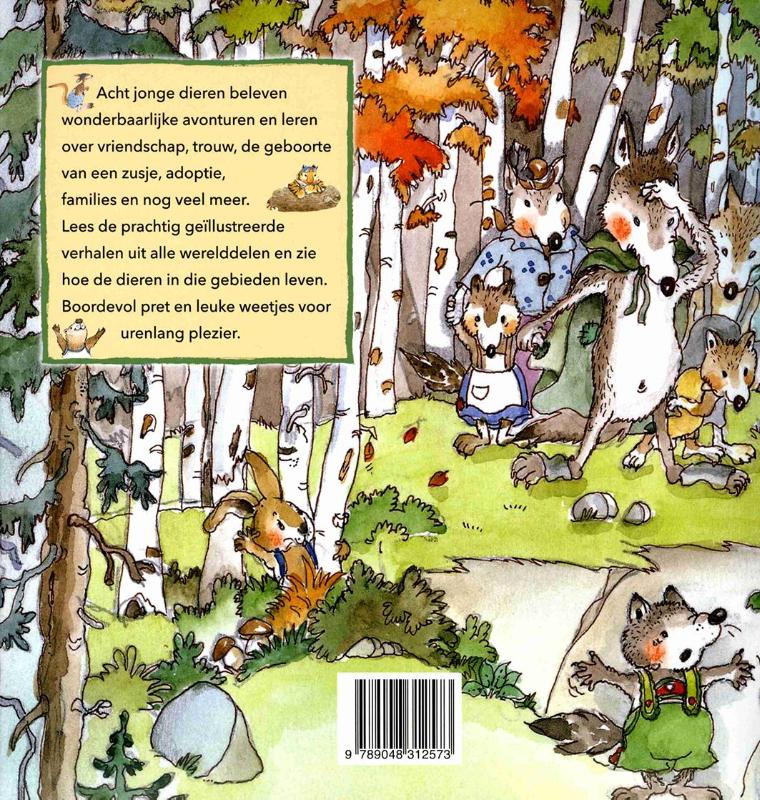 Achterkant van Het grote dierenverhalenboek