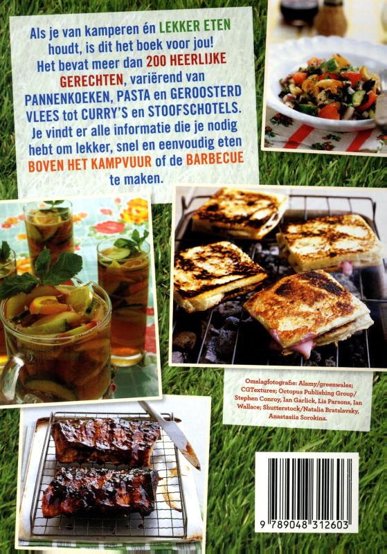 Achterkant van Koken op de camping