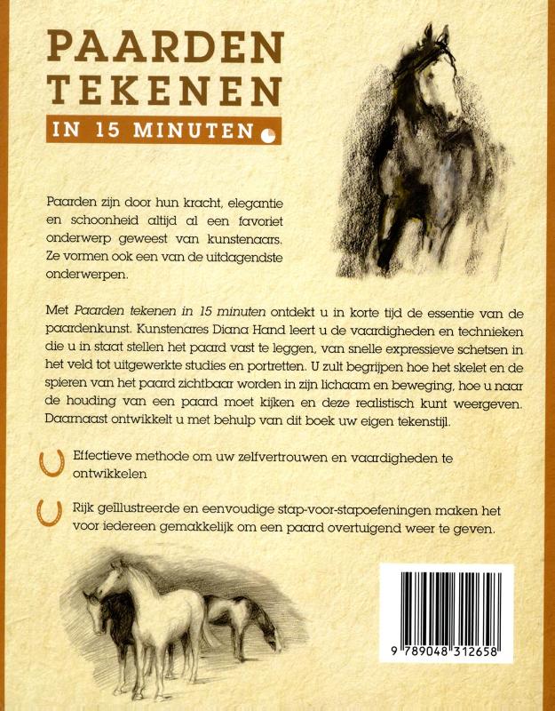 Achterkant van Paarden tekenen in 15 minuten