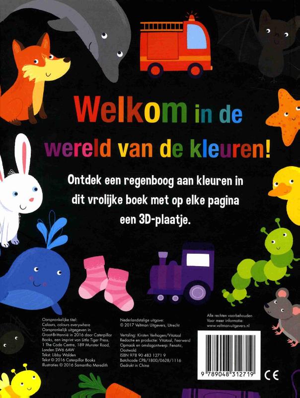 Achterkant van Alle kleuren van de regenboog