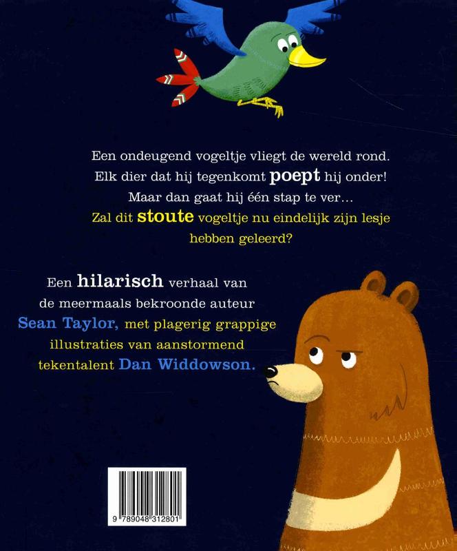 Achterkant van Wat een ondeugend vogeltje!