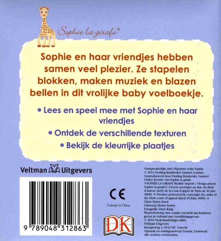 Achterkant van Spelen met Sophie