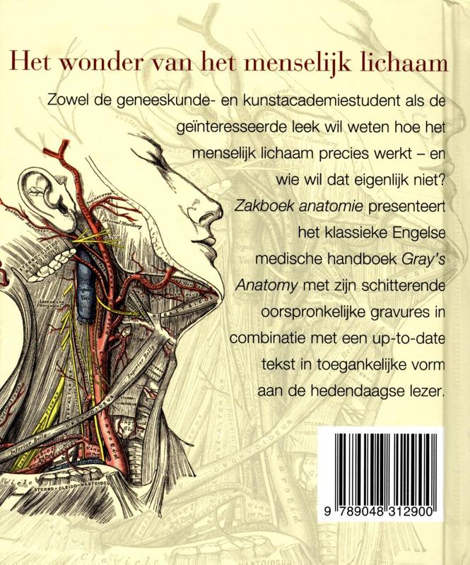 Achterkant van Zakboek Anatomie