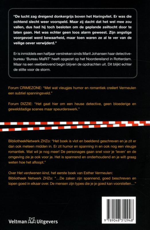 Achterkant van De zwarte weduwe