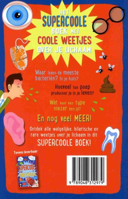 Achterkant van Het supercoole boek met coole weetjes over je lichaam
