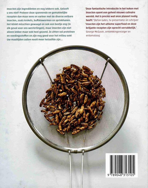 Achterkant van Insecten - een culinaire ontdekking