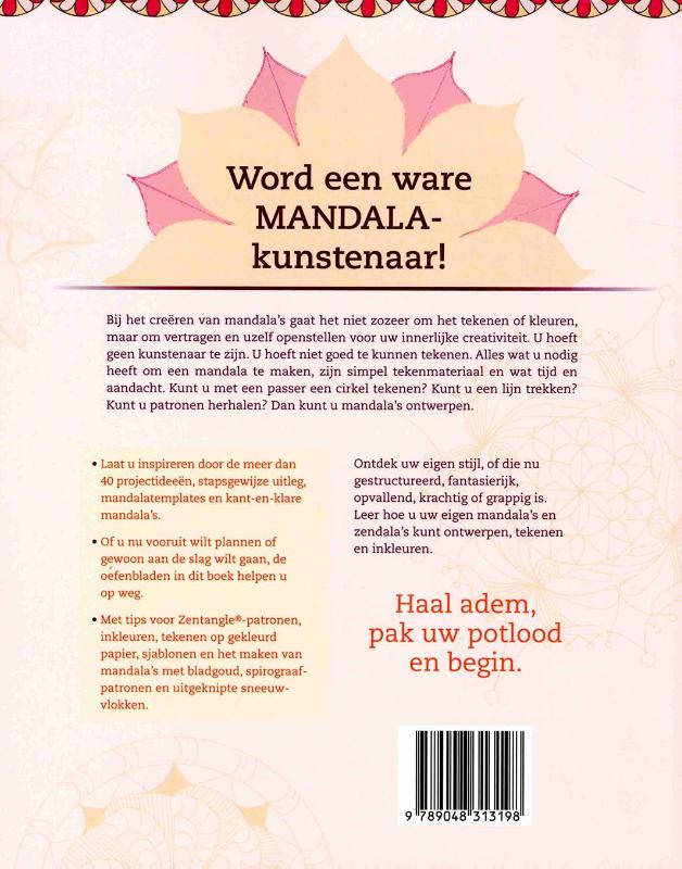 Achterkant van Ontwerp uw eigen mandala's