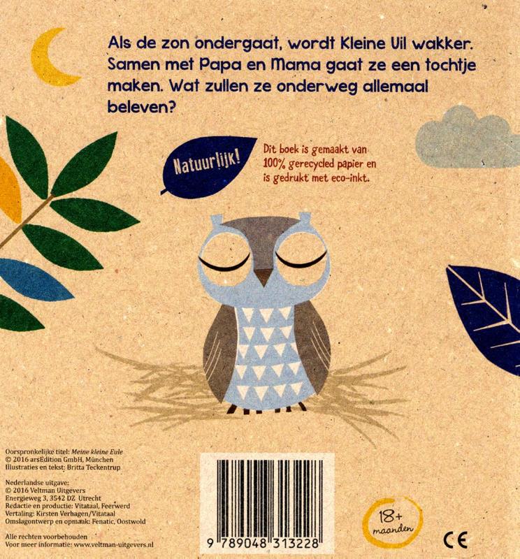 Achterkant van Mijn kleine uil
