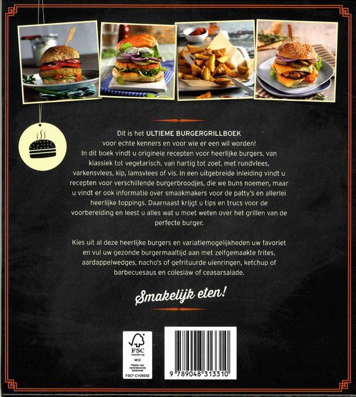 Achterkant van Het ultieme burger grillboek