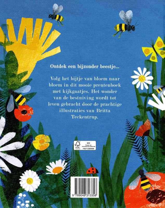 Achterkant van Het bezige bijtje