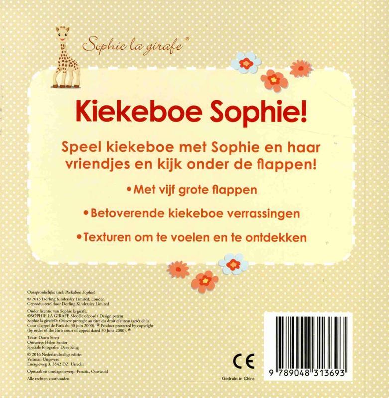 Achterkant van Kiekeboe Sophie!