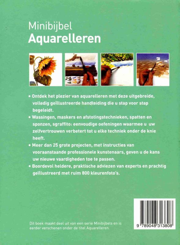 Achterkant van Aquarelleren