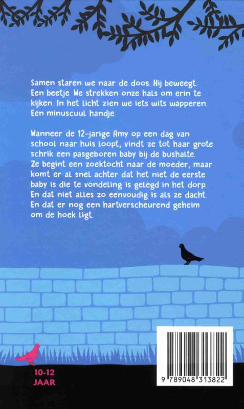 Achterkant van Bushaltebaby