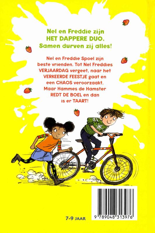 Achterkant van Het dappere duo en de heldhaftige hamster