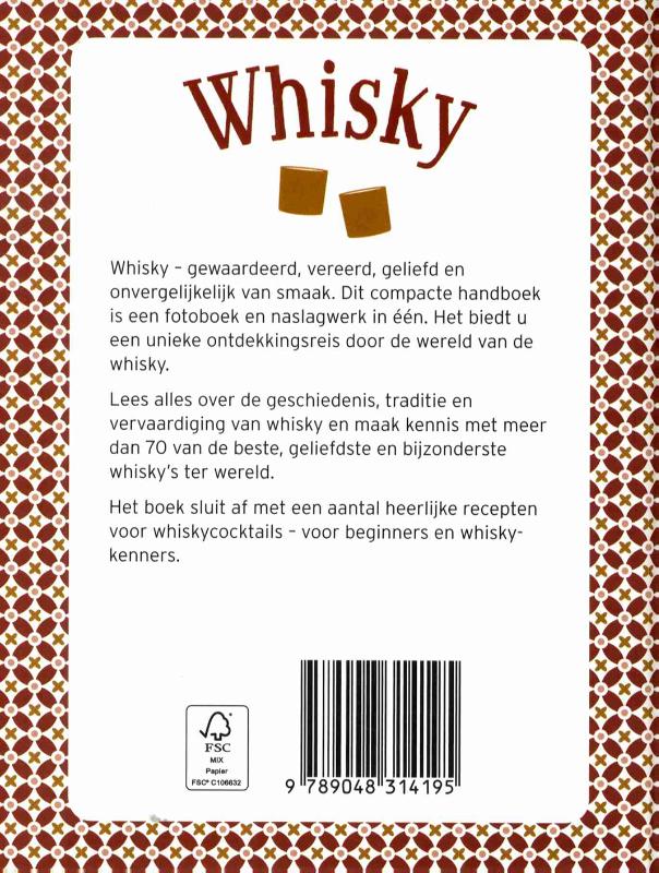 Achterkant van Whisky