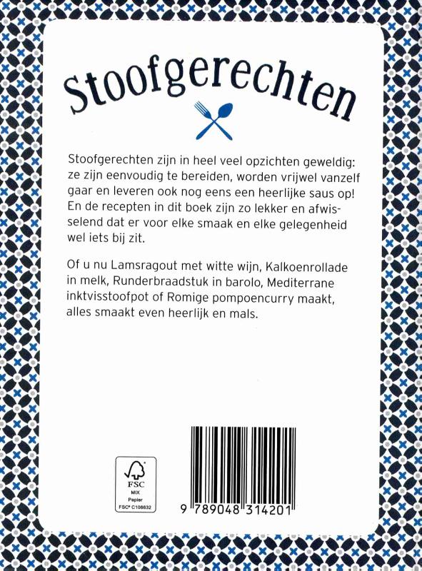Achterkant van Stoofgerechten